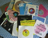 70 39 s vinyl 45 39 s lot (10) Used personal radio station copies. Some Org. Sleeves. Grab bag item.