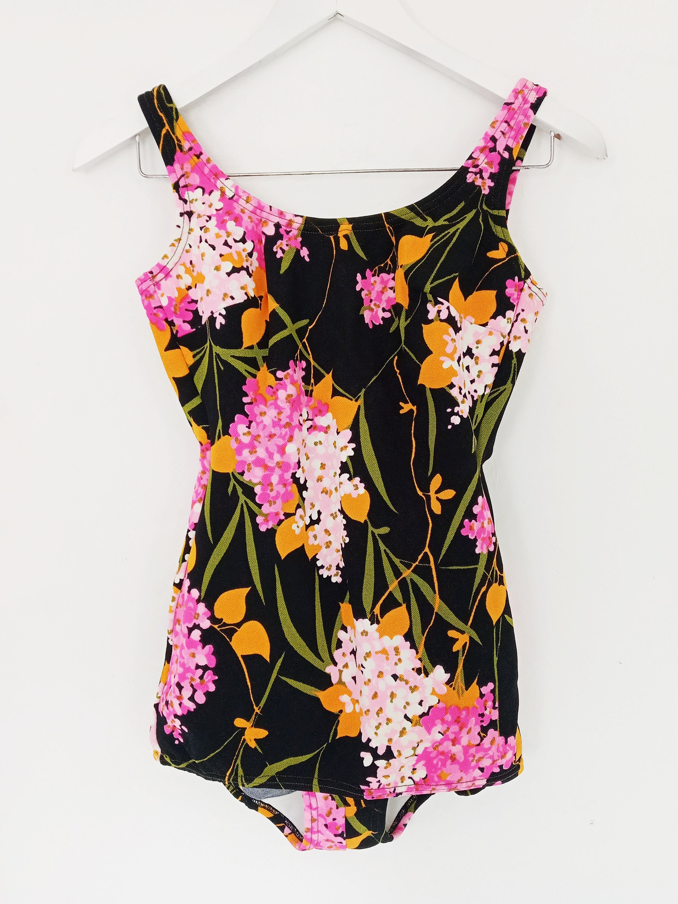 Vintage 60's70's Swimsuit. Women's Swimsuit With Etsy UK