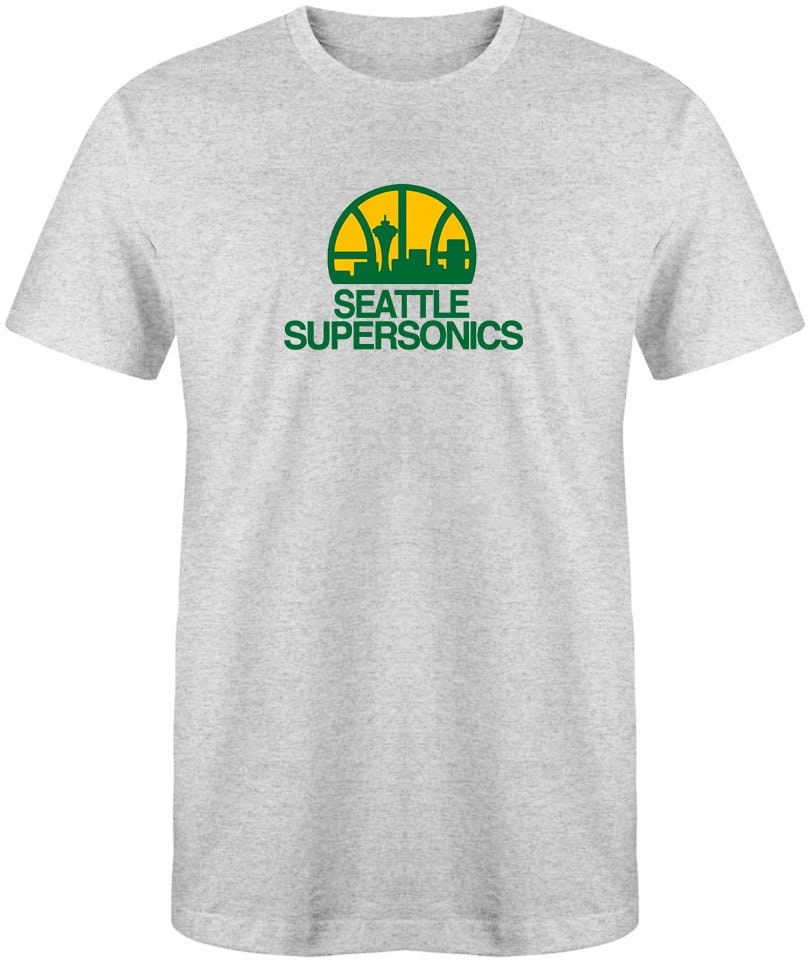 Seattle SuperSonics Grey Space Needle Premium T-Shirt