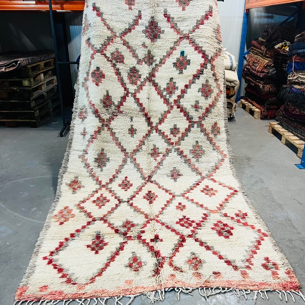 Vintage Beni Ouarain Rug 323 x 174 | Moroccan rug | Berber back