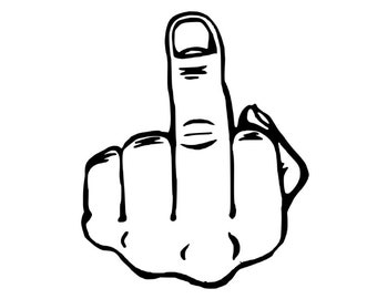 Download Middle Finger Svg Etsy