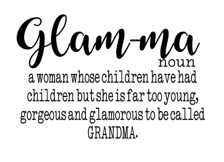 Glamma Svg File Grandma Glamorous Gorgeous - Etsy