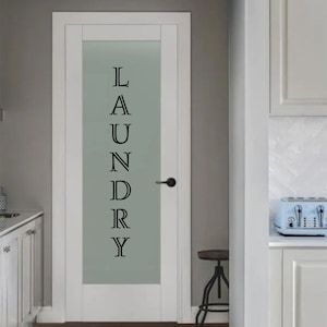 Laundry Room Door Decal | Laundry door sticker | Laundry Room Sign | Laundry door decal | Laundry Room Decal | Laundry Decal | Laundry Art