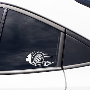 Turbo Snail Decal, Turbocharged Car Decal, Snail Boost Decal Vinyl Sticker, Funny Car Decal, Turbo Decal Boost, Decal Snail, Car Decal