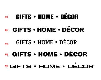 Gifts Home Decor Decal (custom)