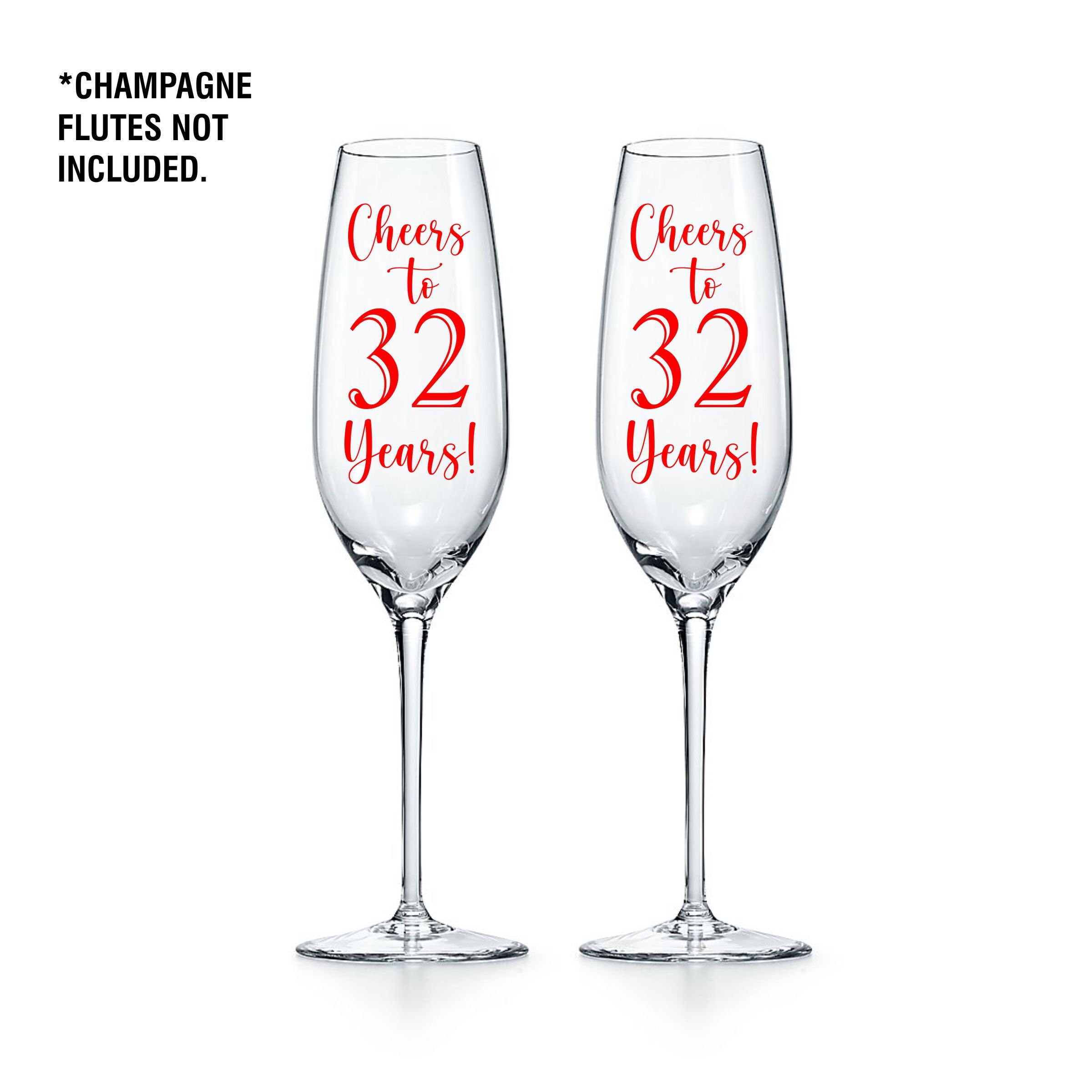 Cheers to Birthday Decal Birthday Wine Glass Decal Champagne Etsy