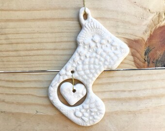Stocking Ornament, Memorial Gift, Gift for Grieving Parents, Infant Loss, Christmas Ornament, Wind Chime, Bereavement Gift, Grief Gift