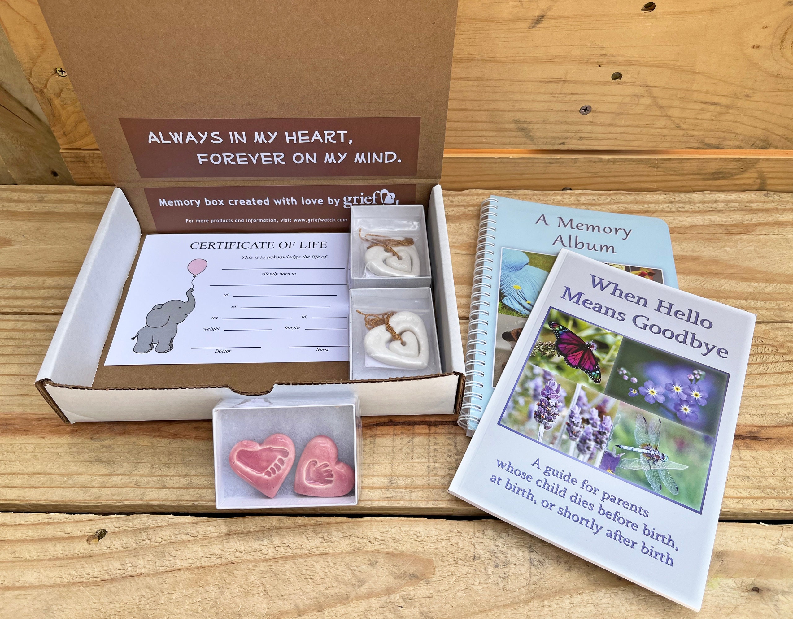 Infant Loss Gift Box Memory Box Stillborn Grief Book Etsy