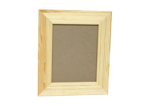 Wooden Picture Frames Unfinished Natural Wood Frame DIY Picture Frame  Christmas Photo Frames Blank Wooden Frame Table Top Display Wall Mount Kids
