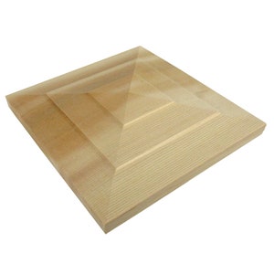 4in x 4in Step-Out Pyramid Cedar Post Cap