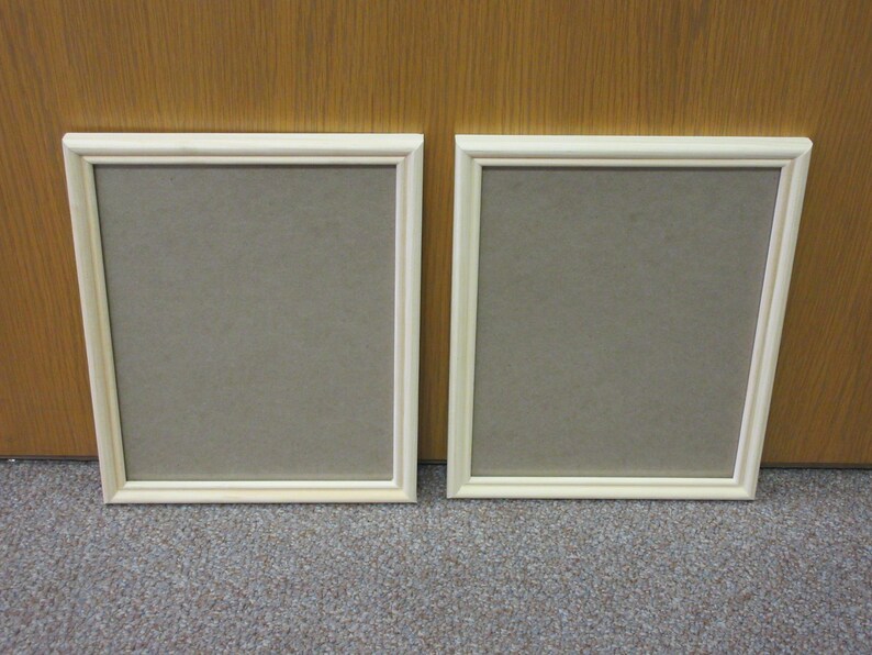 Picture Frame Unfinished Pine 8 x 10 2 pack Etsy