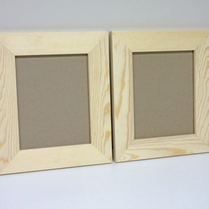 Craig Frames DIY Unfinished Wood Picture Frame, 12 x 16 Inch, Natural, Set  of 2 