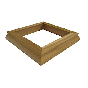 4in x 4in Cedar Post Base Trim - 3/4&#39;&#39; Tall