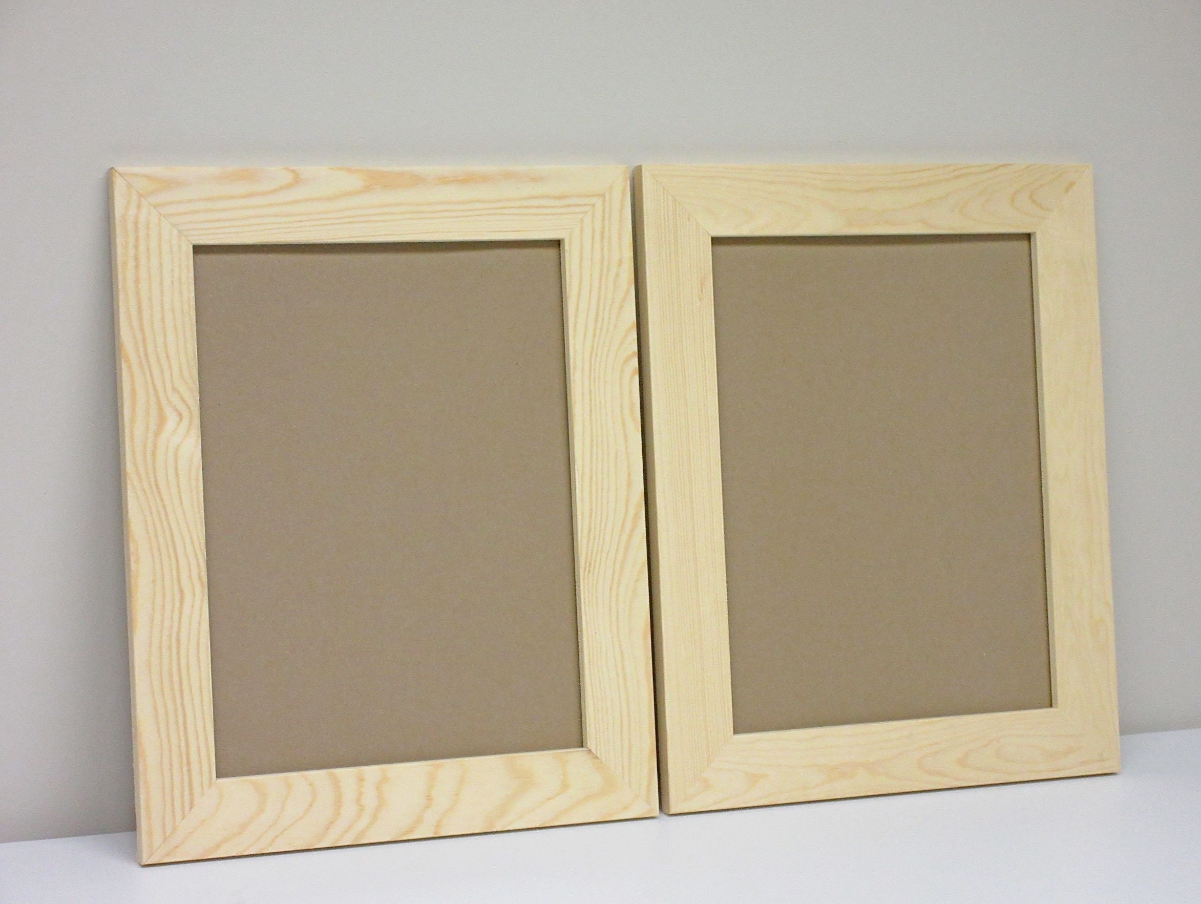 25 Wood Frames, No Hardware or Glass, Bulk Wood Frames, 5x10 Wood