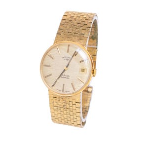 Rare Vintage Rotary Gold Plated Automatic Wristwatch