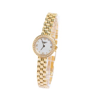Vintage 18ct Gold and Diamond Longines Prestige Ladies Wristwatch