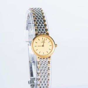 Vintage Omega De Ville Gold and Silver Tone Wristwatch