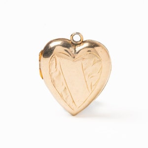 Vintage Elegante 9 Karat Gold Herz Medaillon