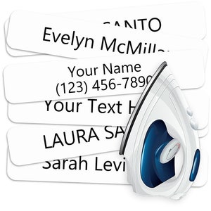 Woven Name Tags/ Labels / Nametapes for School Uniform, Nursing Homes Back  to School 