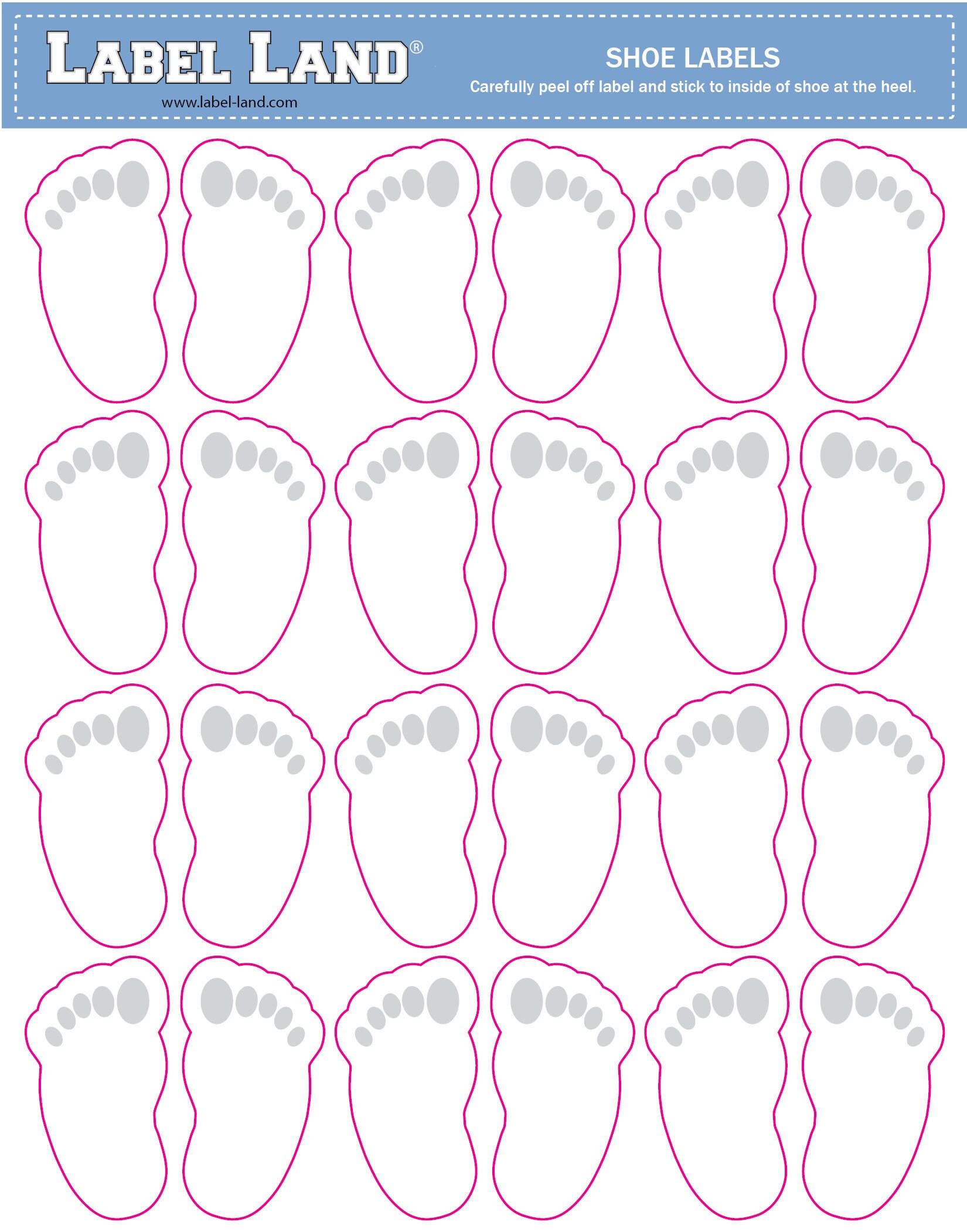 Shoe Custom Insole Label for Kids, Preschool Name Labels Etsy