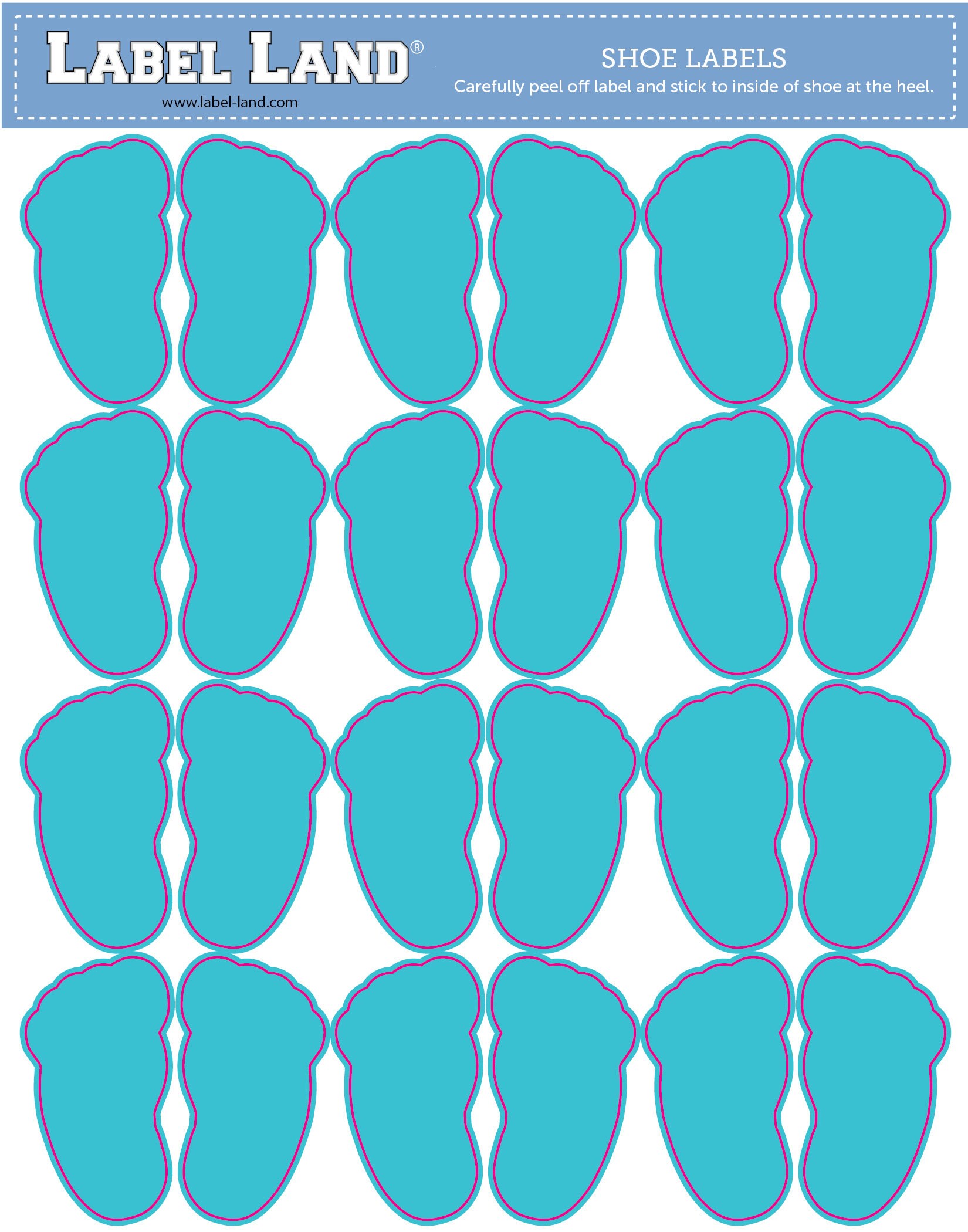 Shoe Custom Insole Label for Kids, Preschool Name Labels Etsy