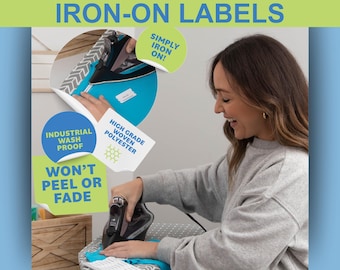 Custom Iron On Clothing Labels: Waterproof Name Tags