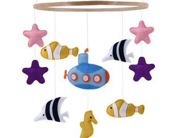 Fish Baby Mobile Etsy