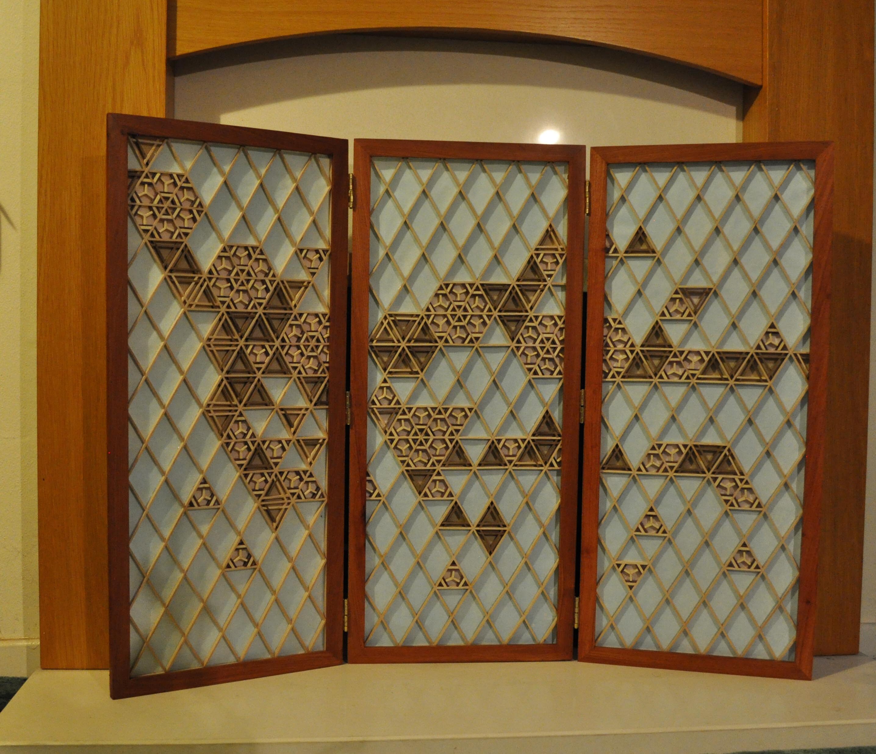 Shoji Screen Panels Kumiko Pattern Cherry Blossom Tree Room Etsy