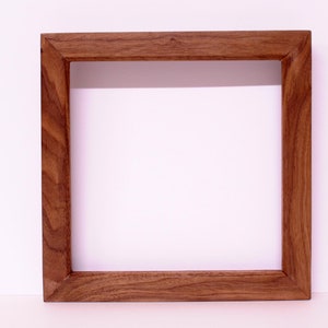6 x 6 Zoll Walnuss Fotorahmen