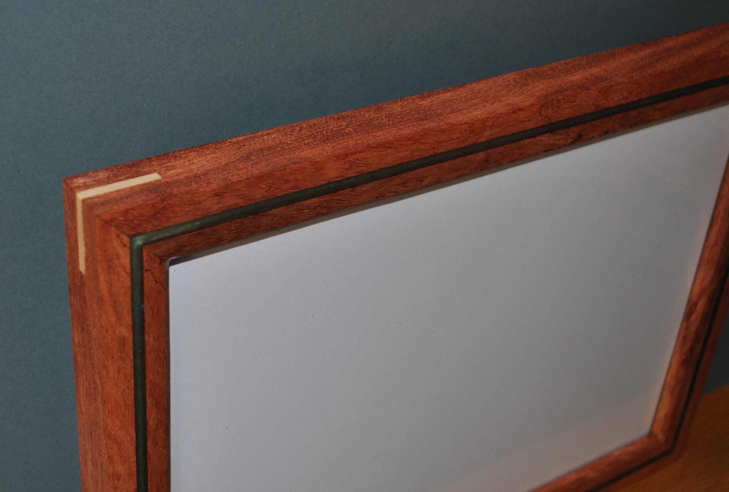 A5 frame rosewood maple and green resin Etsy
