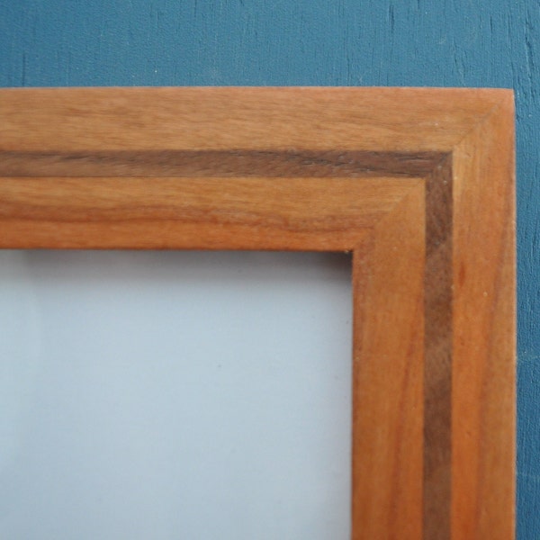 Cherry frame with walnut inlay, many sizes available