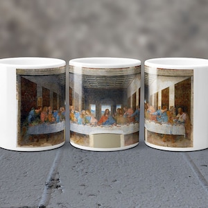 Leonardo da Vinci - The Last Supper Renaissance Painting - Jesus Christ - Art Lover Gift - Coffee Mug - 11 Or 15 oz Mug