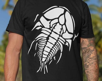 Trilobite Fossil Shirt Paleontology Geology Major Fossil Hunter Gift Print on Men's, Women's, and Youth Graphic T-shirt
