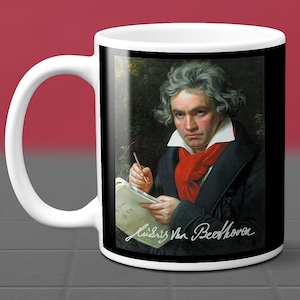 Ludwig van Beethoven (painting) - Classical Composer Music Gift - Coffee Mug - 11 Or 15 oz Mug