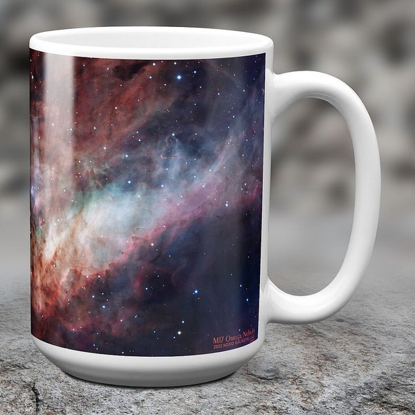 M17 The Omega Nebula Messier Object 17 - NGC 6618 - Astronomy Science Gift Mug - 11 oz or 15 oz