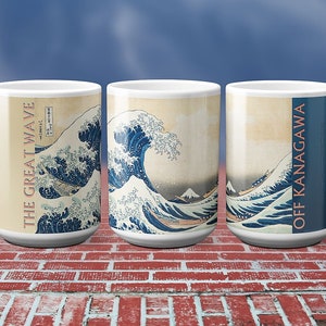 The Great Wave off Kanagawa Hokusai - Art Lover Gift Coffee Mug - 11 Or 15 oz Mug