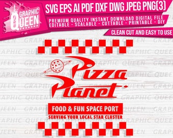 Pizza Planet Svg Etsy