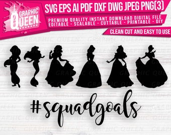 Free Free 267 Disney Princess Squad Goals Svg Free SVG PNG EPS DXF File