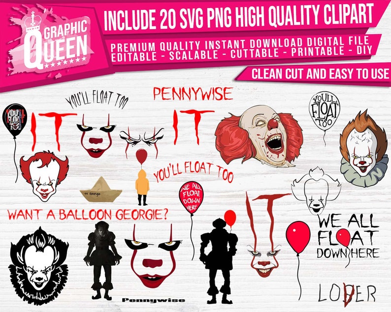 Free Free Stephen King It Svg 940 SVG PNG EPS DXF File