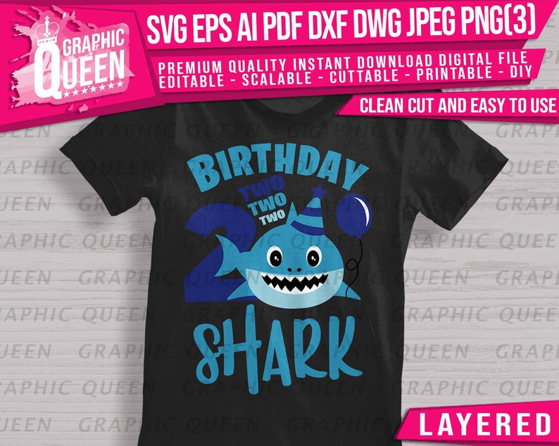 Free Free 152 Shark Birthday Svg SVG PNG EPS DXF File