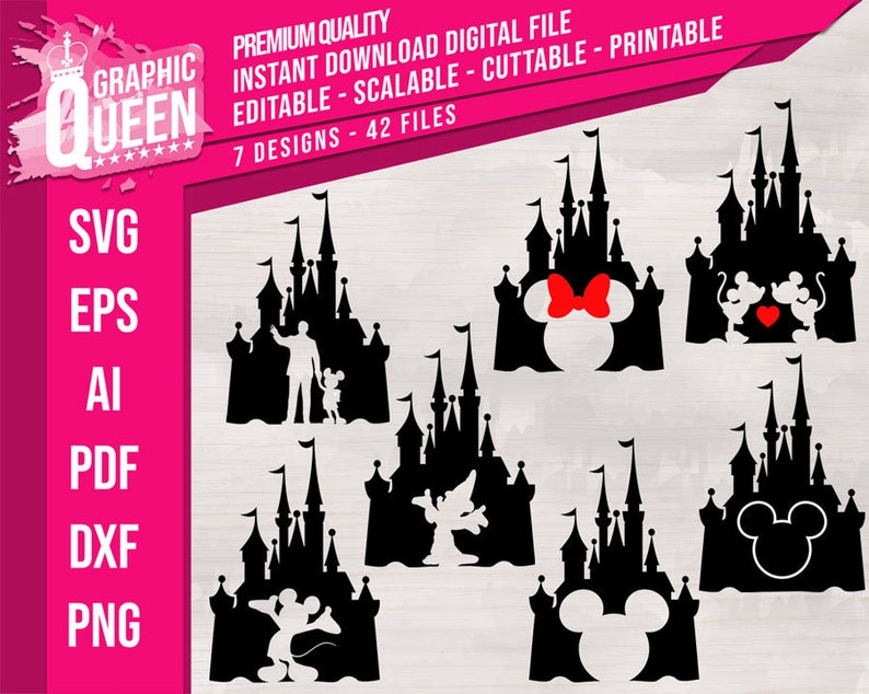 Free Free 226 Cinderella Castle Disney World Svg SVG PNG EPS DXF File