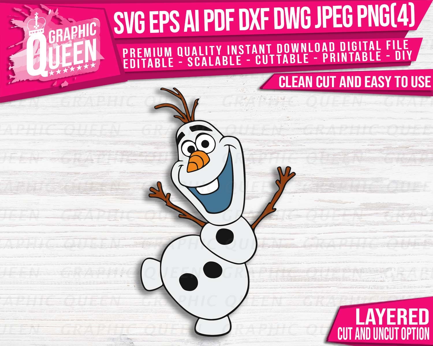 olaf svg olaf frozen vector cut files olaf frozen clipart etsy