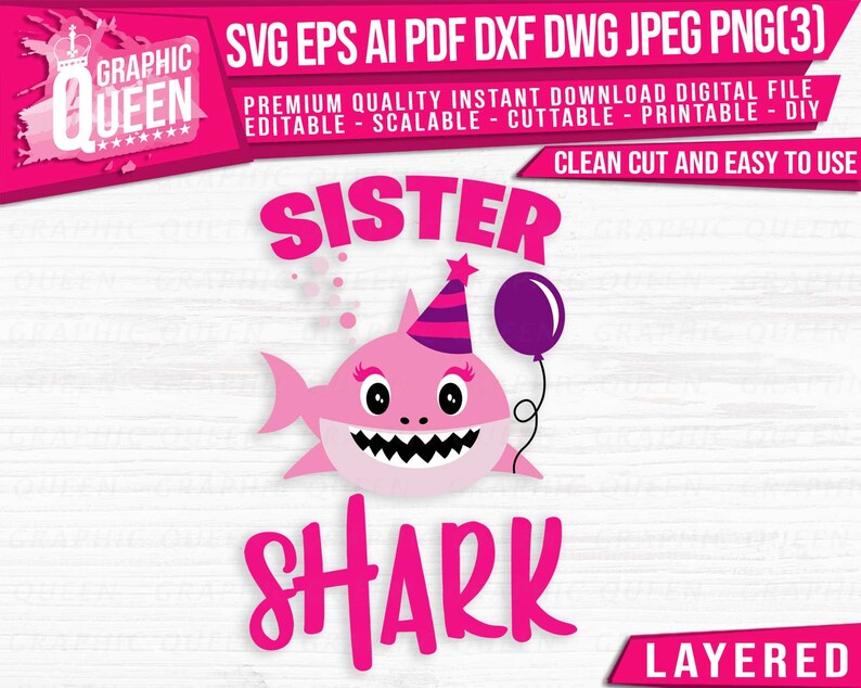 Free Free 105 Sister Shark Svg Free SVG PNG EPS DXF File