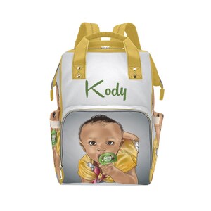 Personalized Baby Bag/ Diaper Bag/  Baby Girl Backpack/ Clothing Bottles Bag/ Unisex Baby Shower Gift