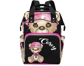 Personalized Baby Bag/ Diaper Bag/  Baby Girl/Boy Backpack/ Clothing Bottles Bag/ Baby Shower Gift/ Unisex