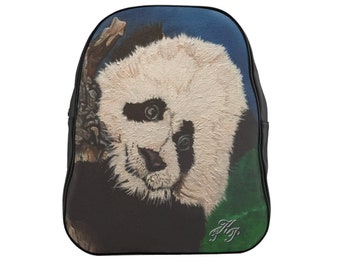 School Backpack Panda