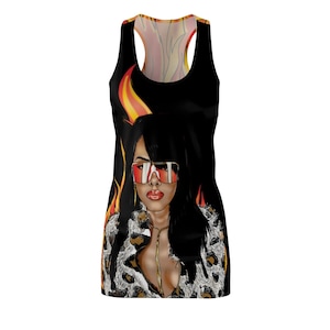 Girl On Fire Racerback Dress