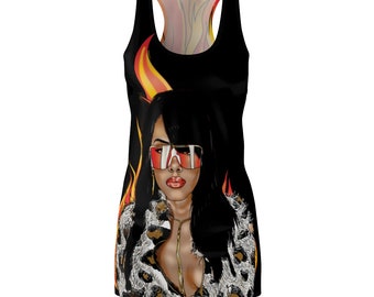 Girl On Fire Racerback Dress