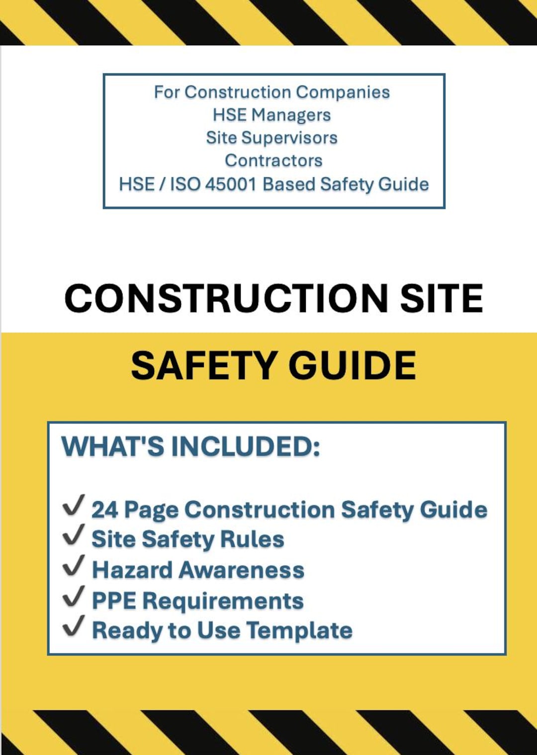 Hse Contractor Guide.pdf Construction Site Safety Guide | HSE Pocket Handbook (printable PDF) - Etsy