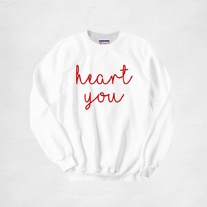 Moletom adulto Heart You Crewneck / Moletom Love / Dia dos Namorados / Dia dos Namorados